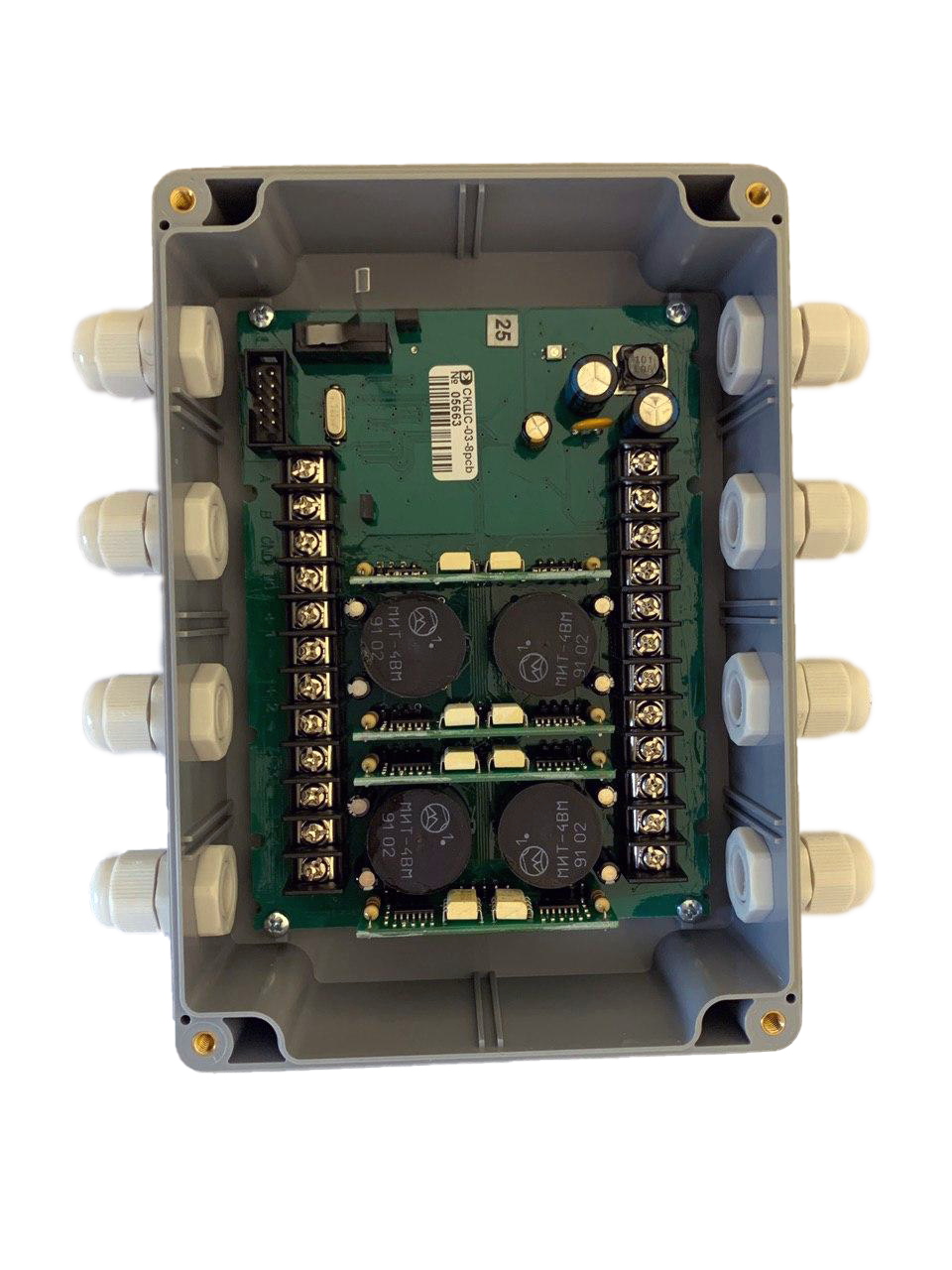 Сетевой Контроллер Шлейфов Сигнализации СКШС-03-8 IP65
